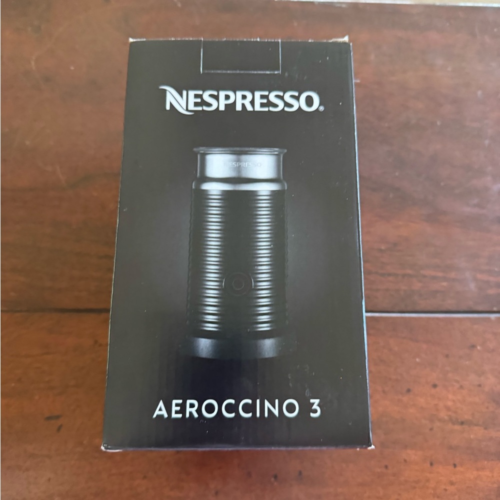 New in box! Nespresso Aeroccino 3 Milk Frother